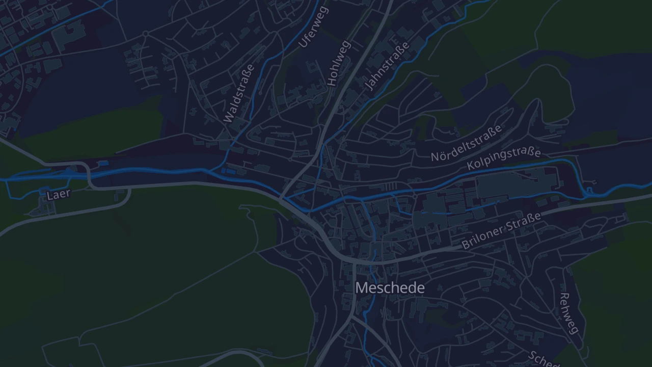 Karte von Meschede