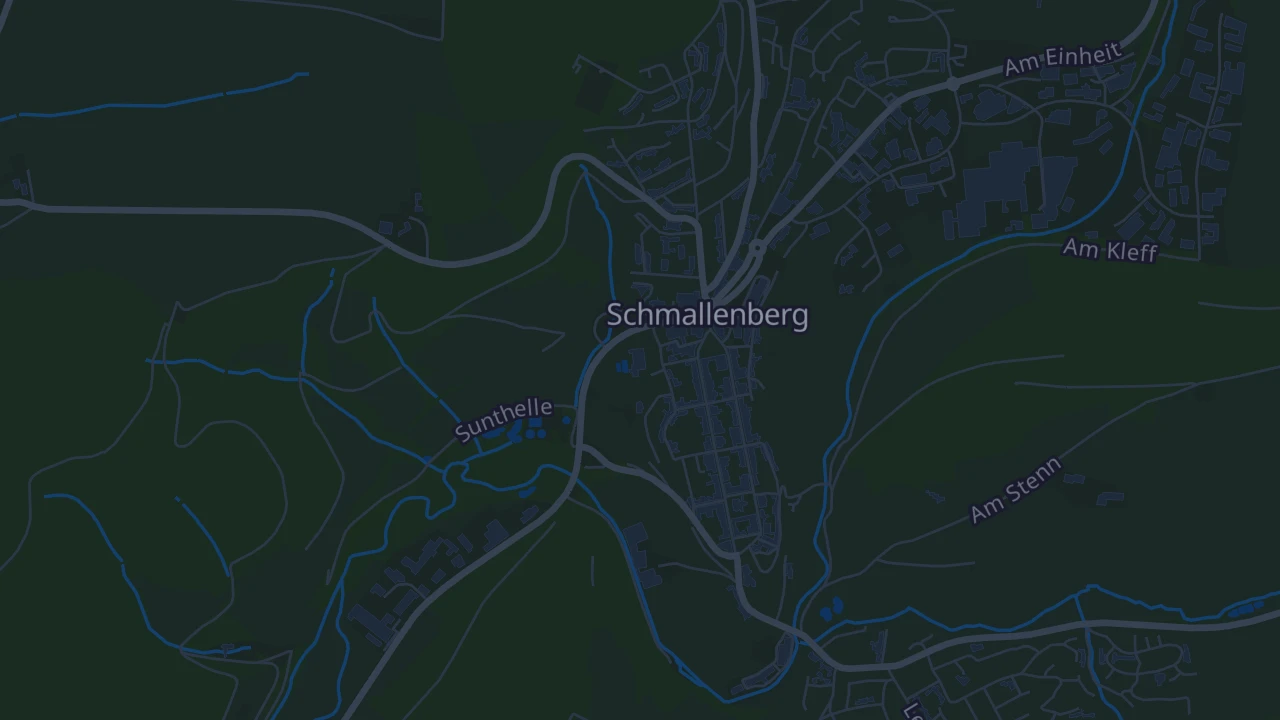 Karte von Schmallenberg
