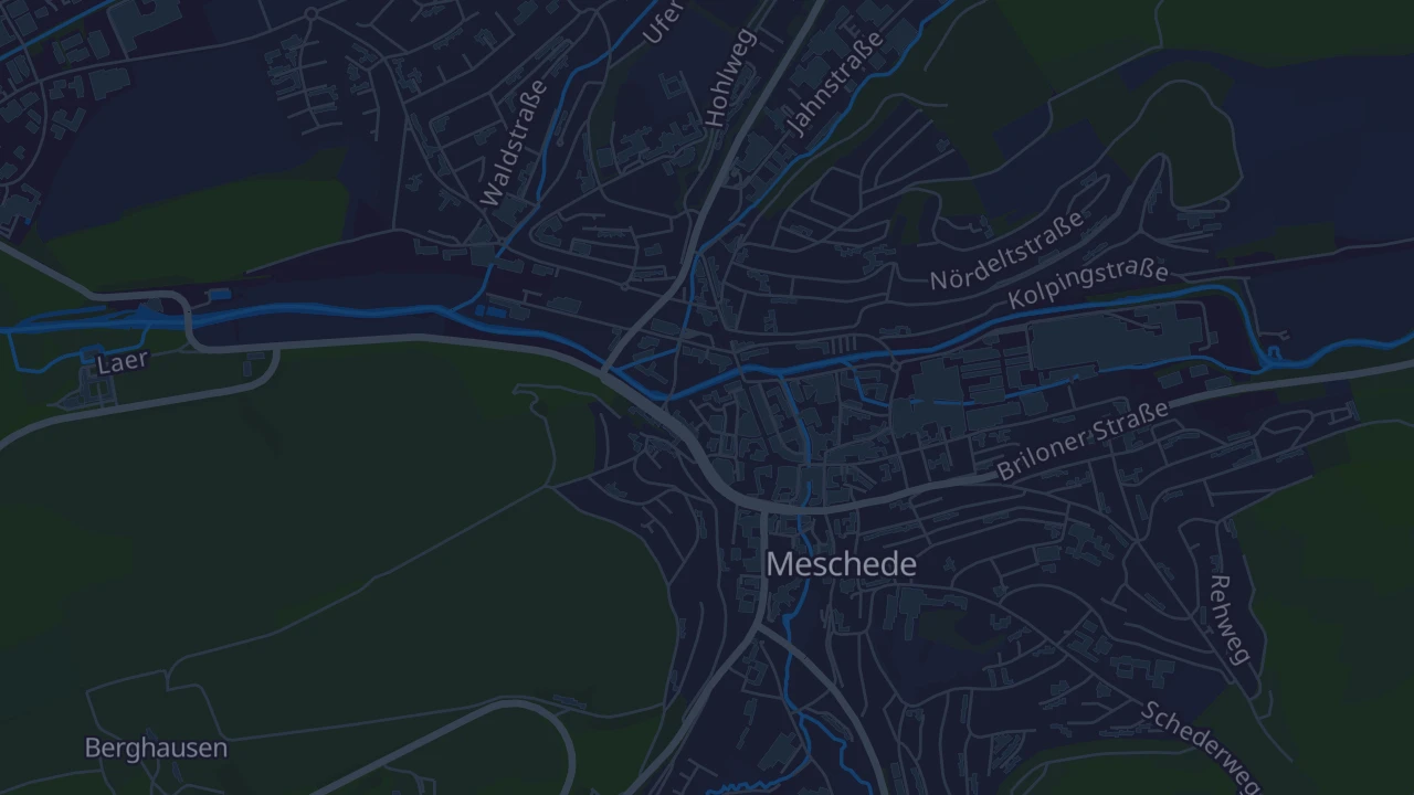 Karte von Meschede