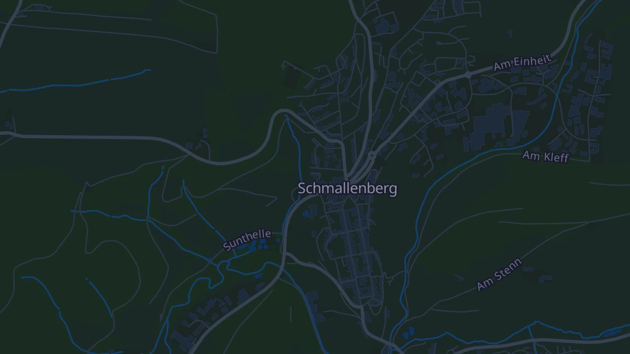 Karte von Schmallenberg