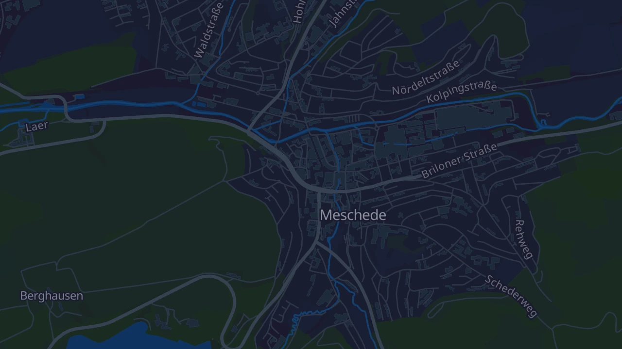 Karte von Meschede