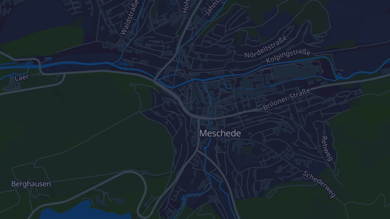 Karte von Meschede