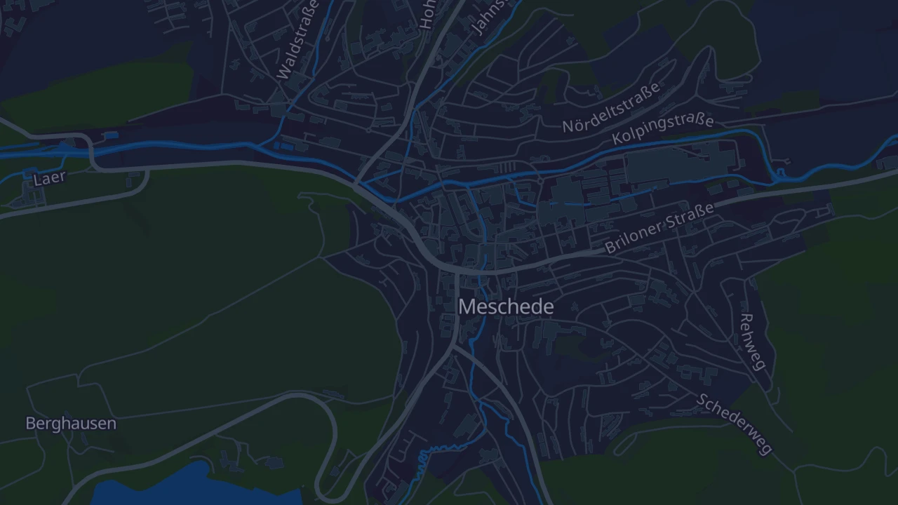 Karte von Meschede