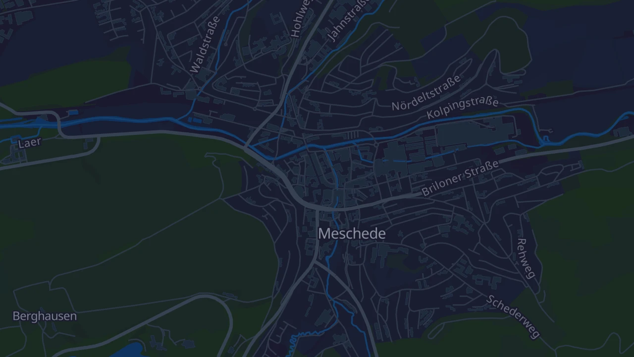 Karte von Meschede