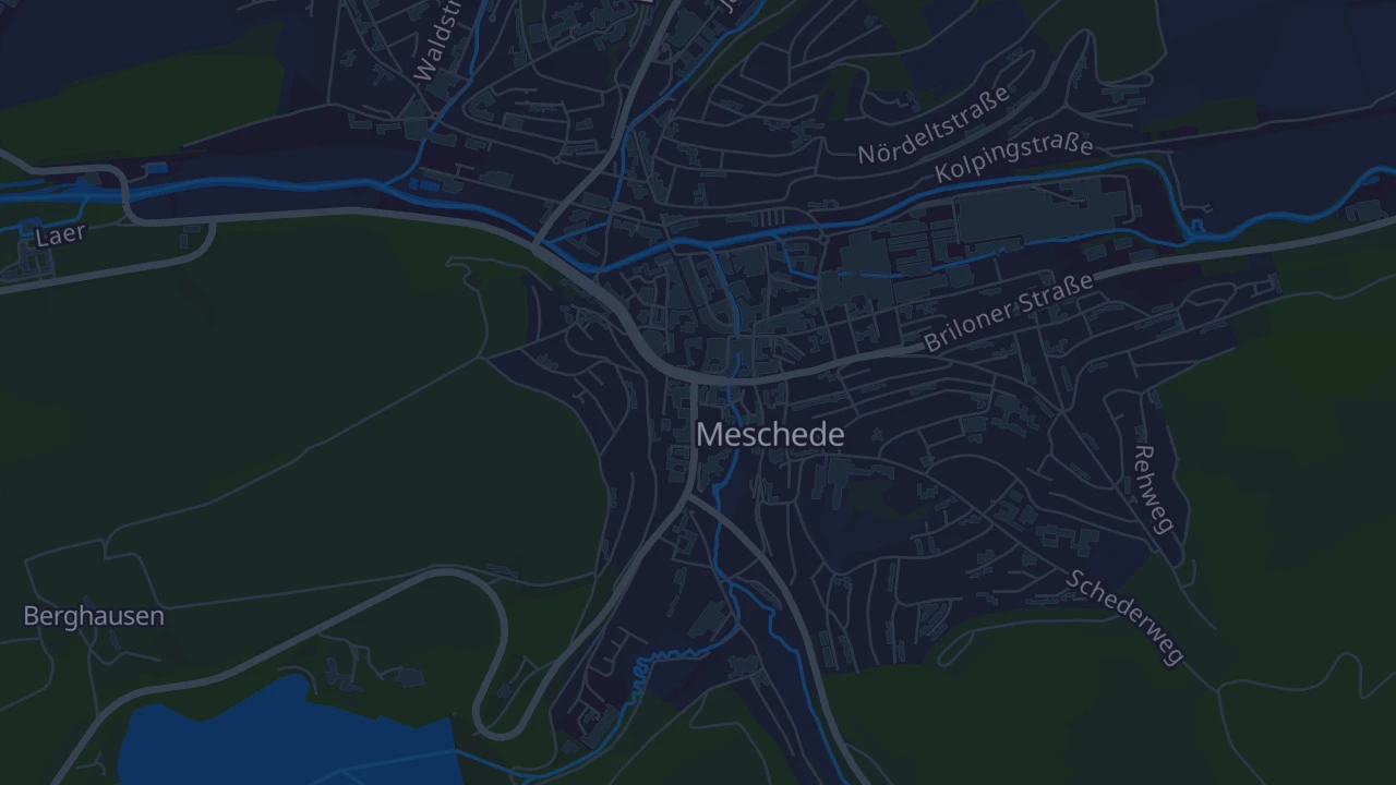 Karte von Meschede