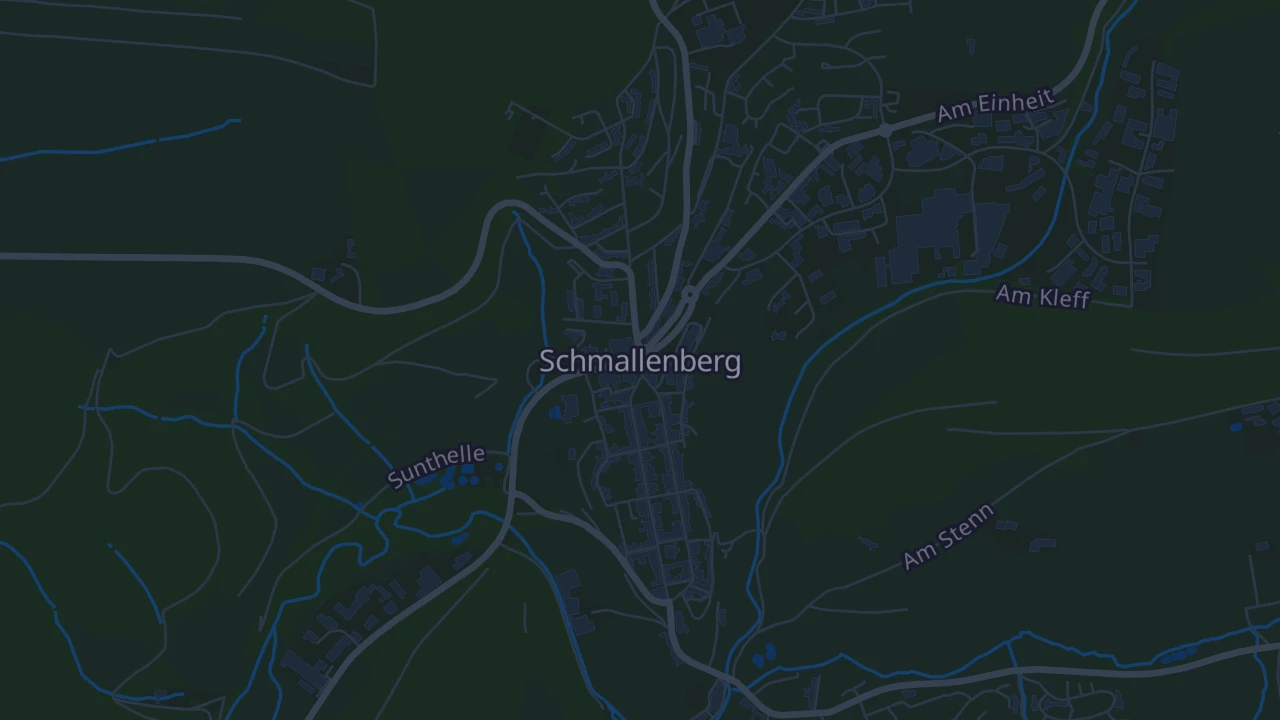 Karte von Schmallenberg