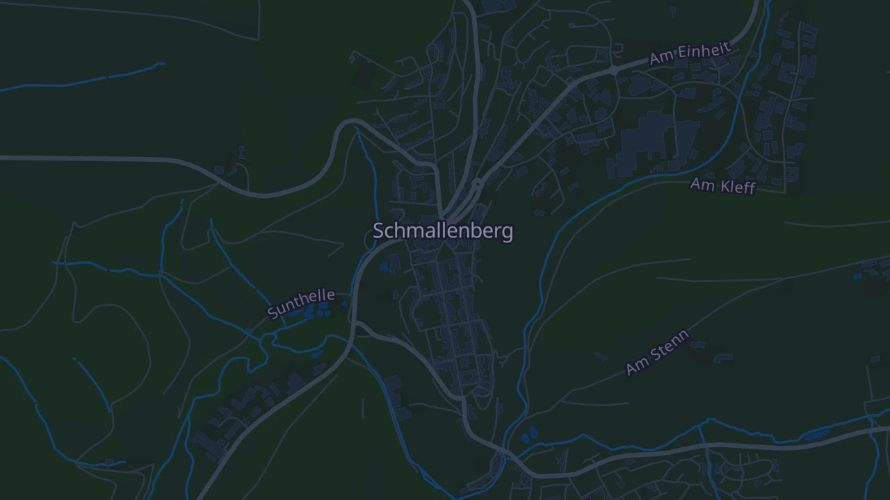 Karte von Schmallenberg