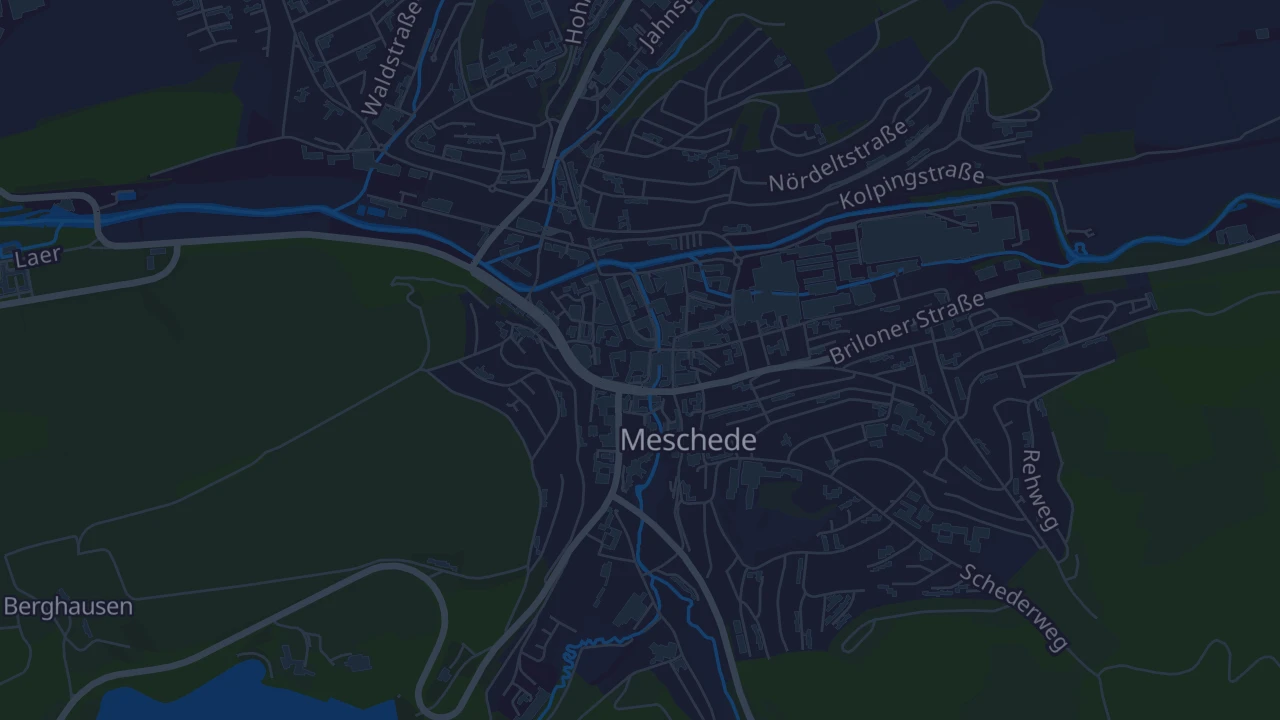 Karte von Meschede
