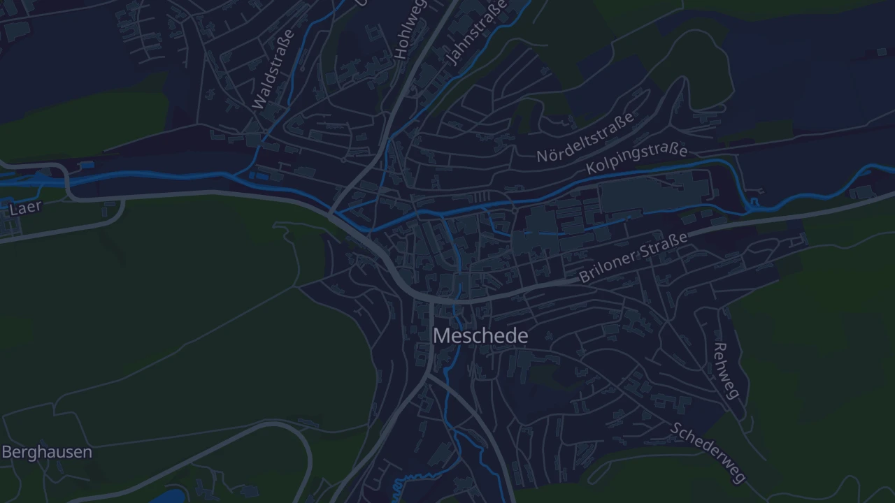Karte von Meschede