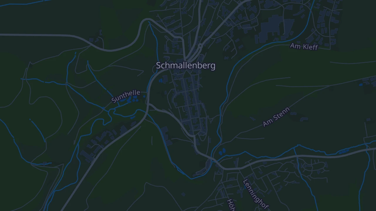 Karte von Schmallenberg