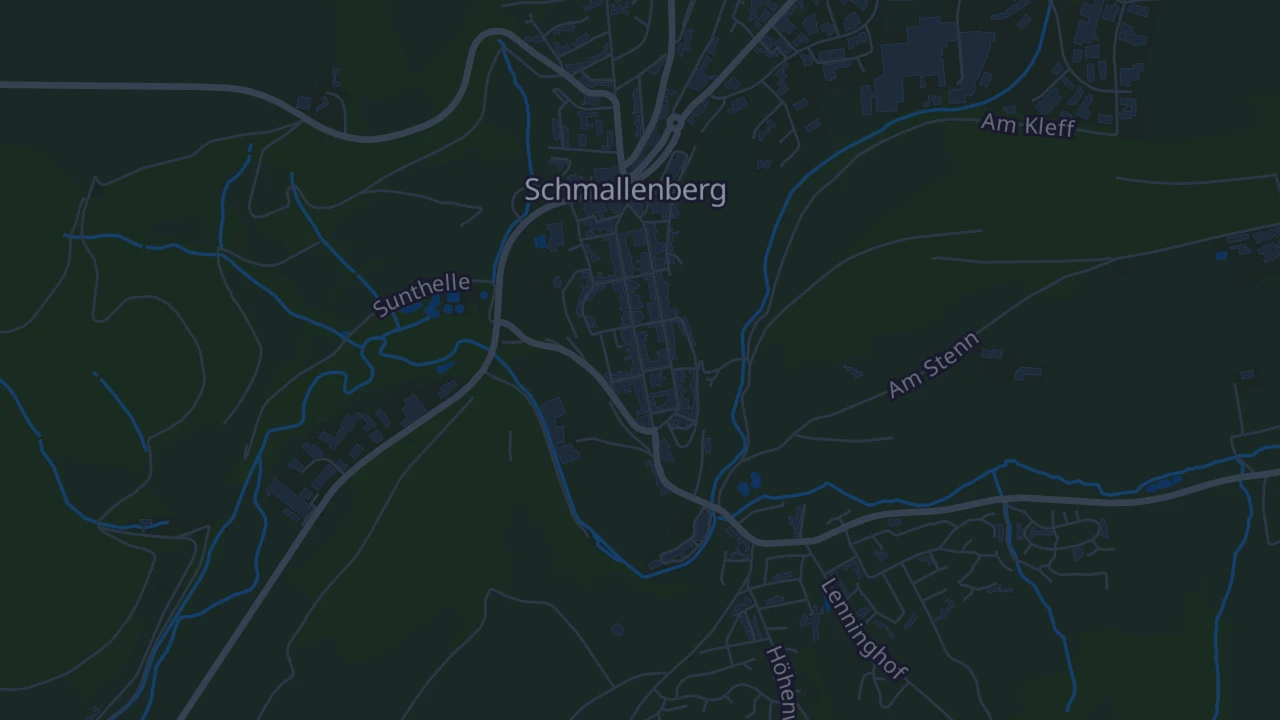 Karte von Schmallenberg