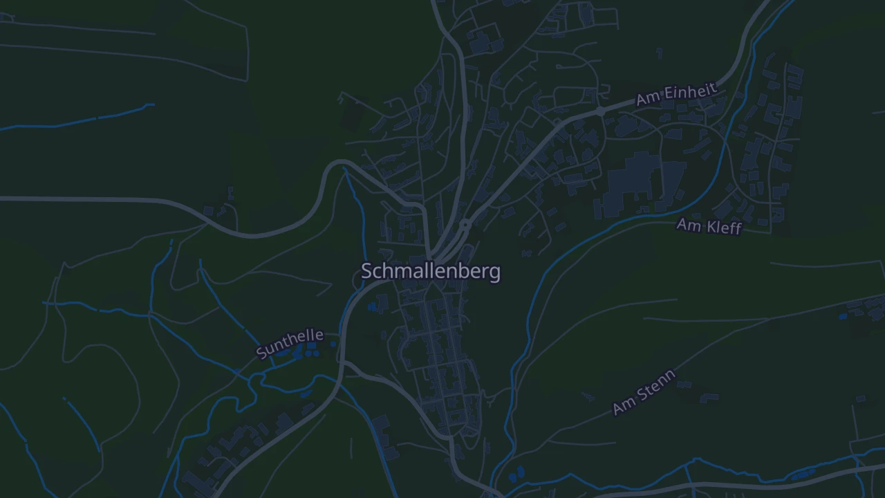 Karte von Schmallenberg