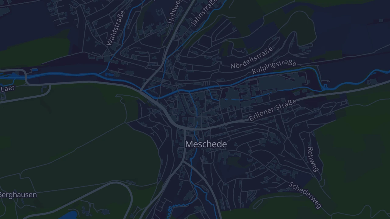 Karte von Meschede