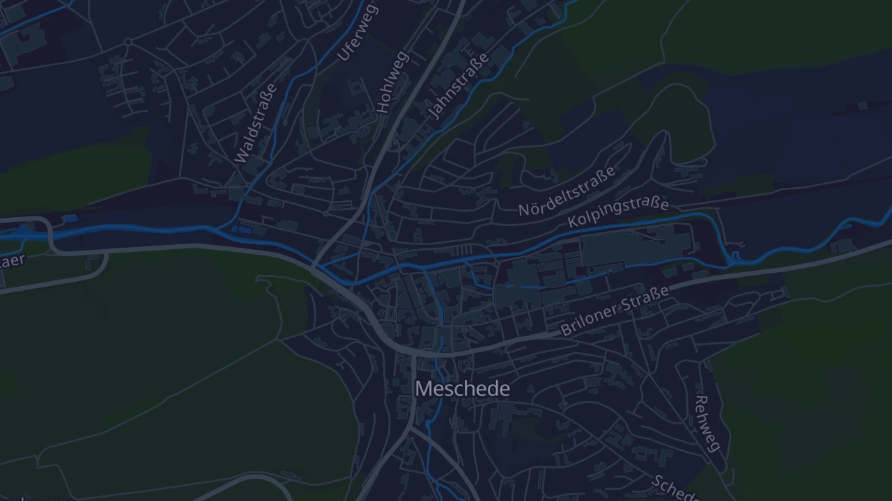 Karte von Meschede