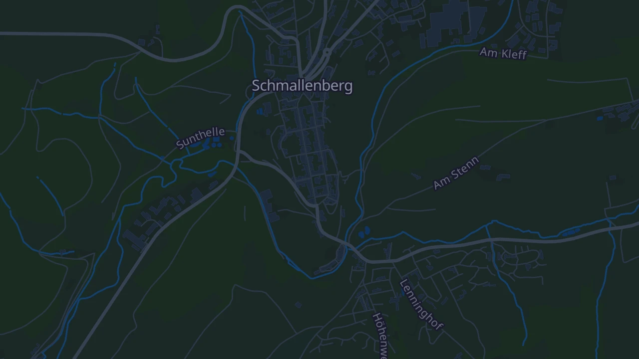 Karte von Schmallenberg