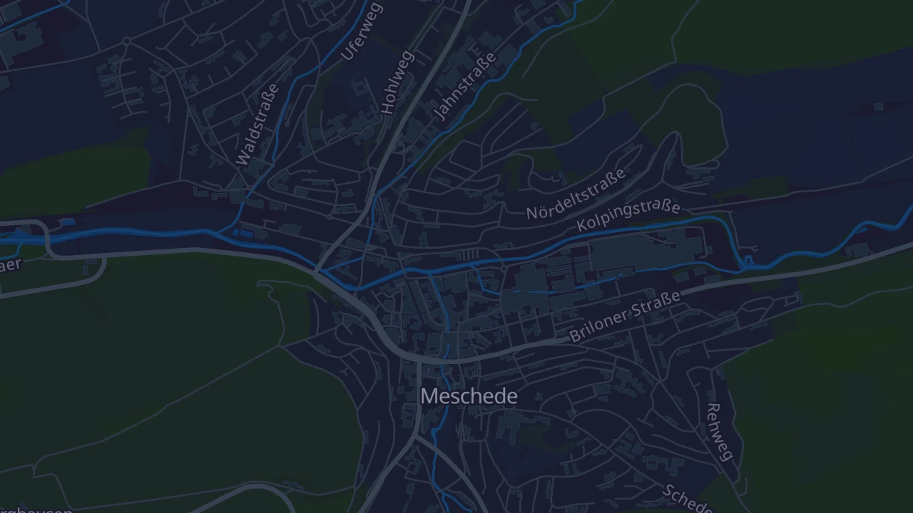 Karte von Meschede