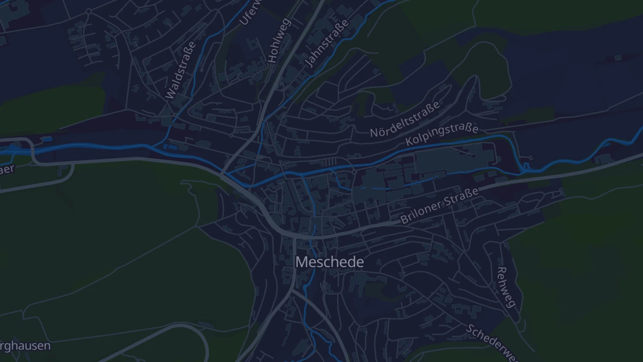 Karte von Meschede