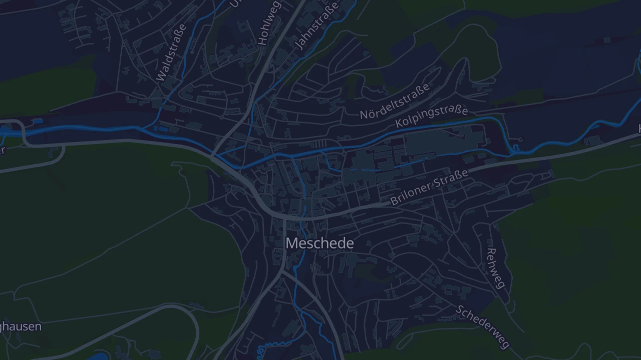 Karte von Meschede