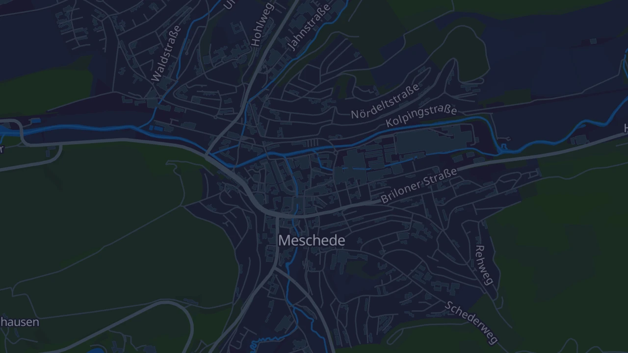 Karte von Meschede