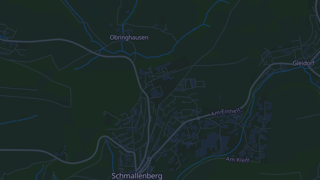 Karte von Schmallenberg