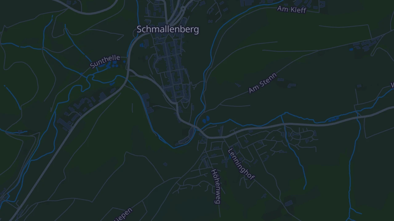 Karte von Schmallenberg