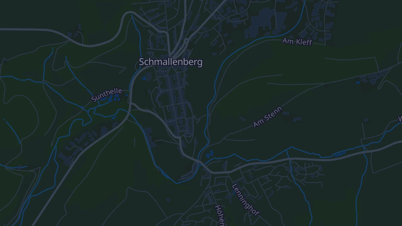 Karte von Schmallenberg