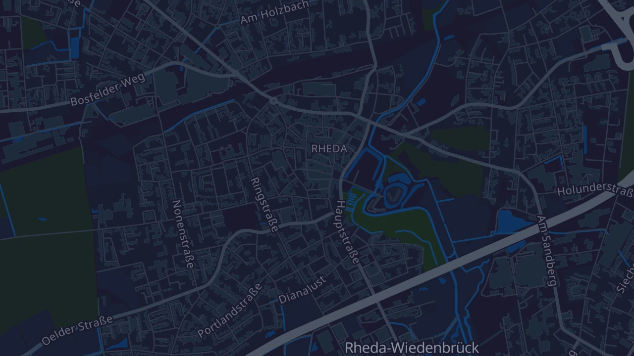 Karte von Rheda-Wiedenbrück