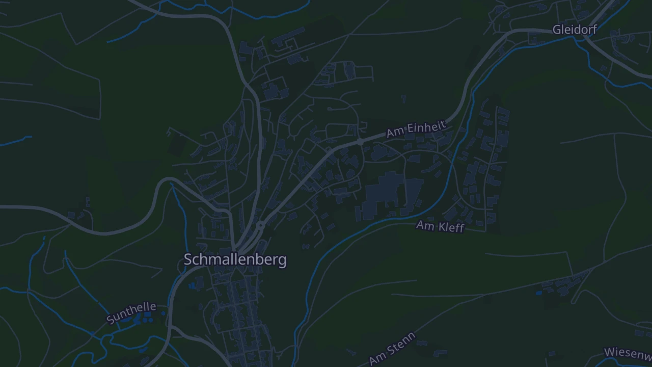 Karte von Schmallenberg