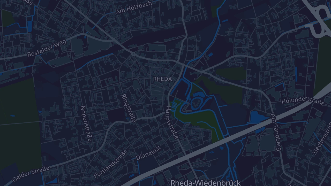 Karte von Rheda-Wiedenbrück