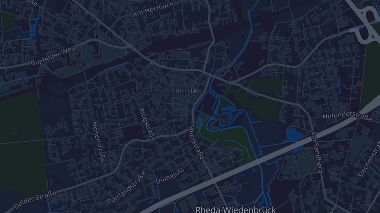 Karte von Rheda-Wiedenbrück