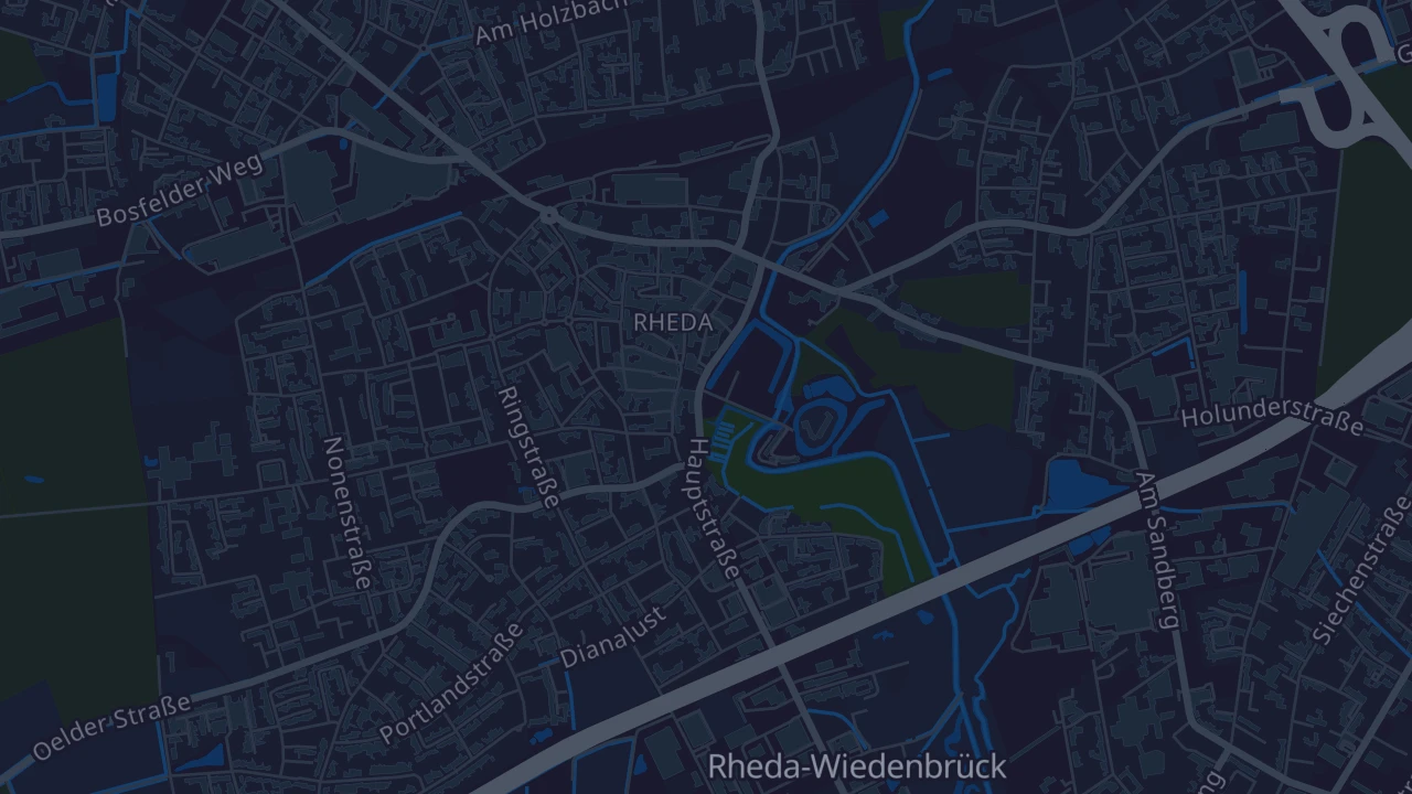 Karte von Rheda-Wiedenbrück