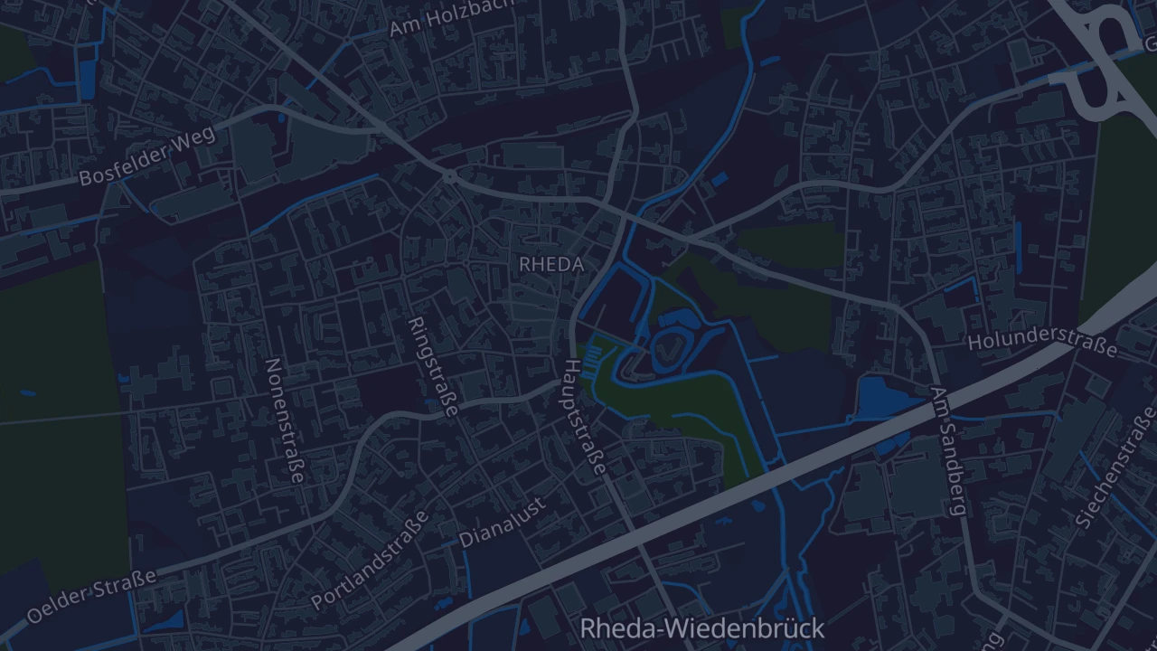 Karte von Rheda-Wiedenbrück