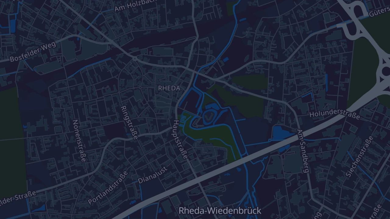 Karte von Rheda-Wiedenbrück