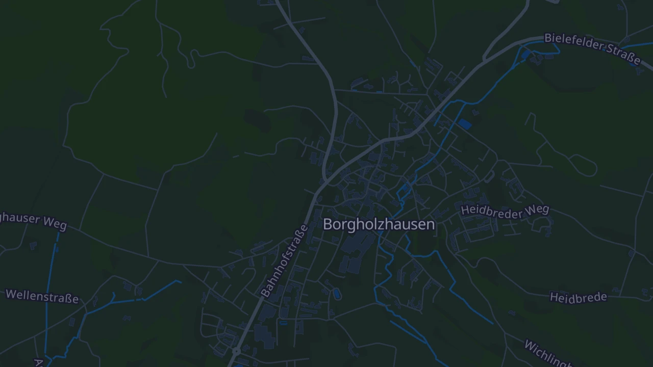 Karte von Borgholzhausen