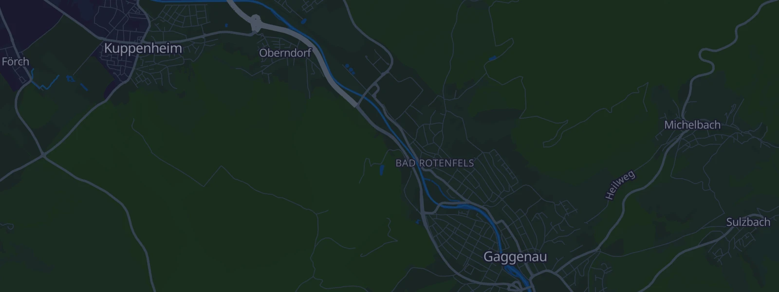 Karte von Gaggenau