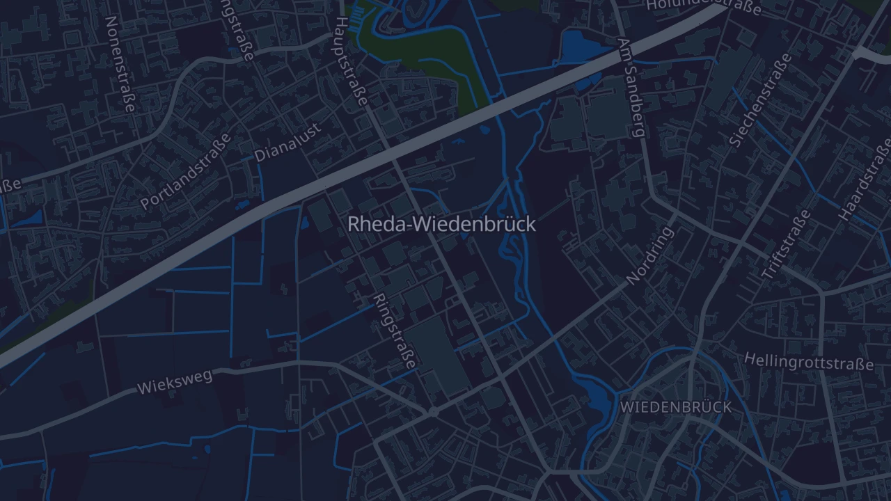Karte von Rheda-Wiedenbrück