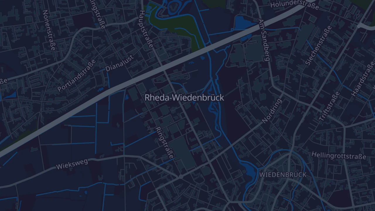 Karte von Rheda-Wiedenbrück