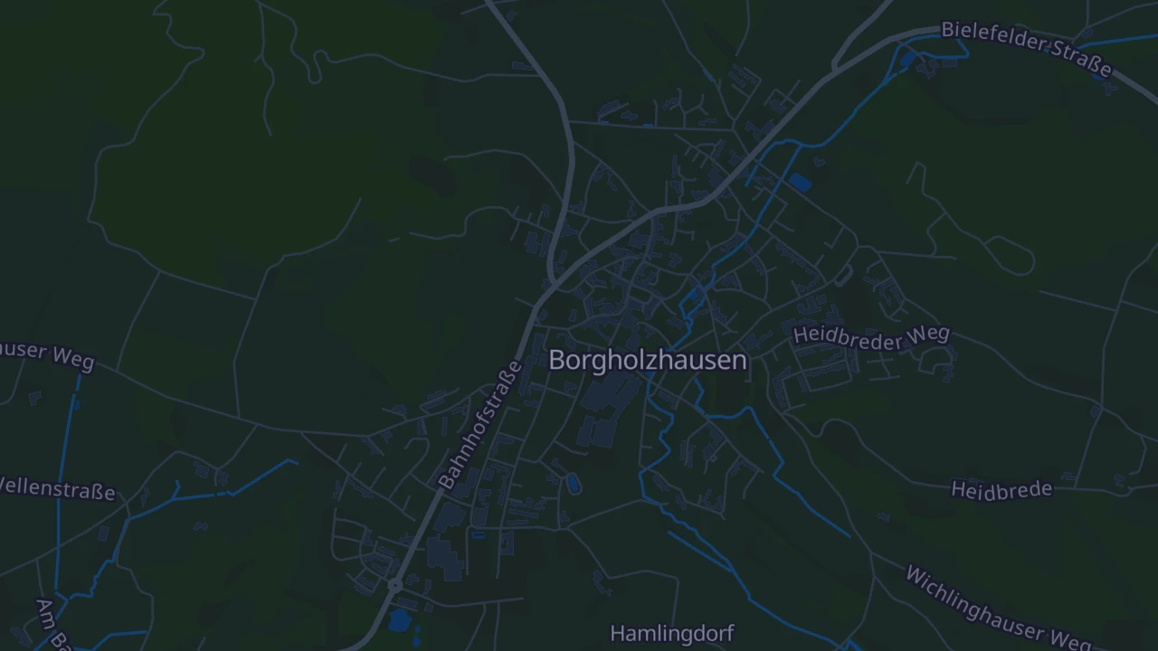 Karte von Borgholzhausen