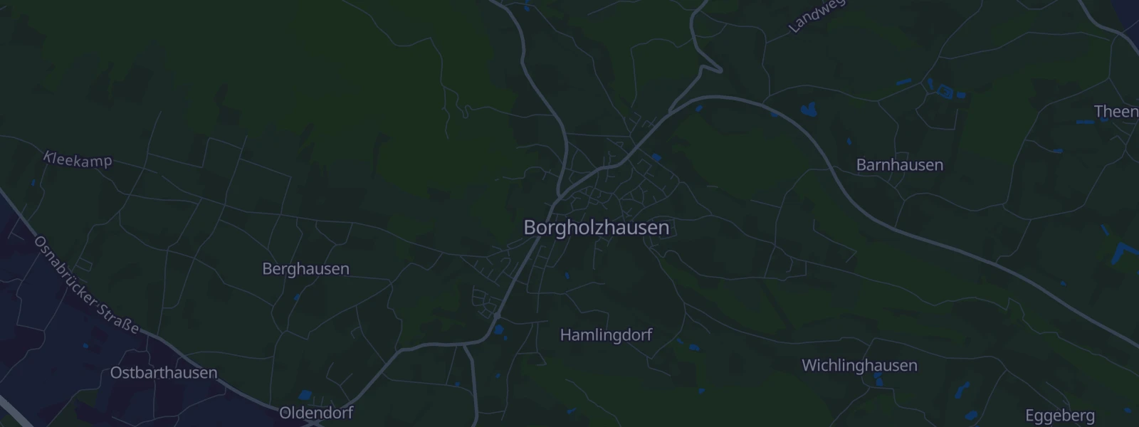Karte von Borgholzhausen