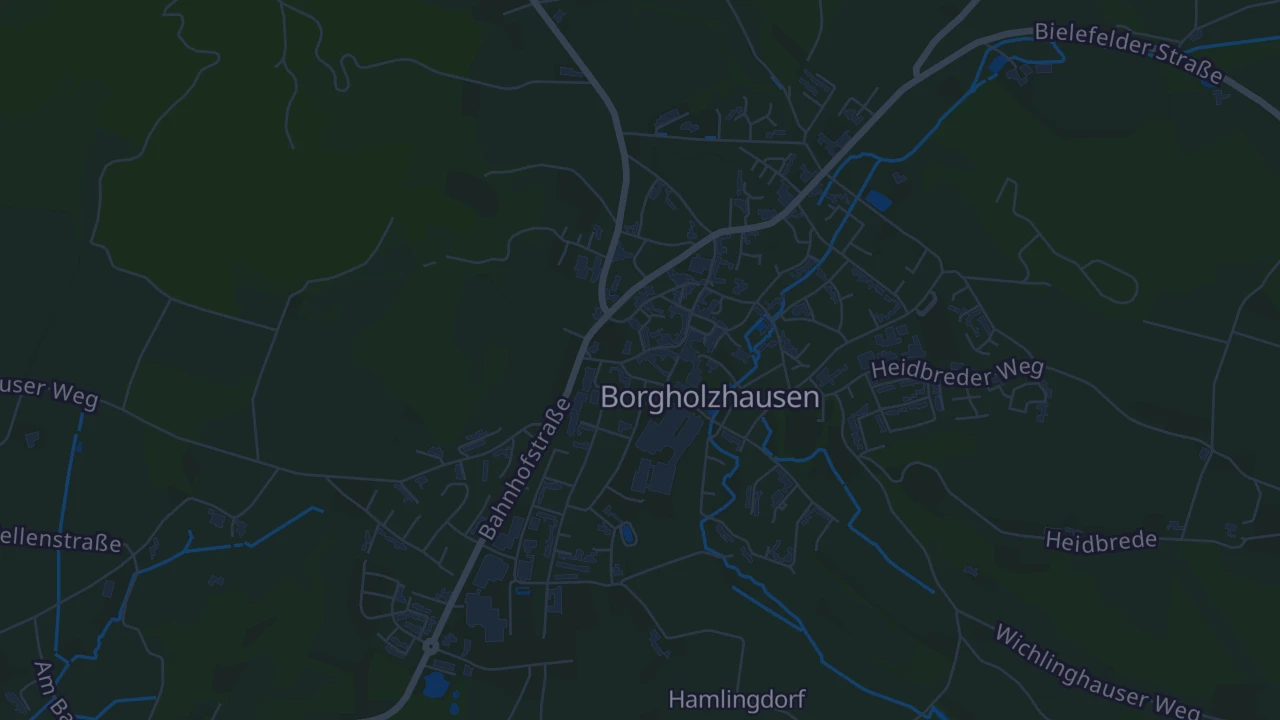 Karte von Borgholzhausen