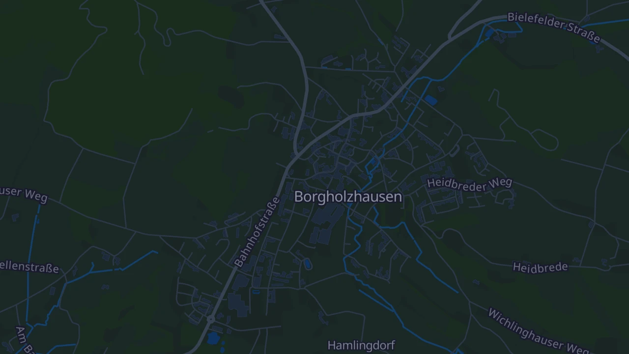 Karte von Borgholzhausen
