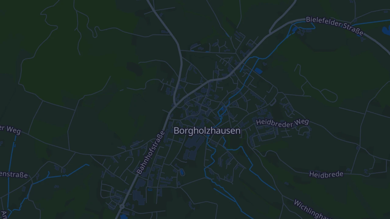 Karte von Borgholzhausen