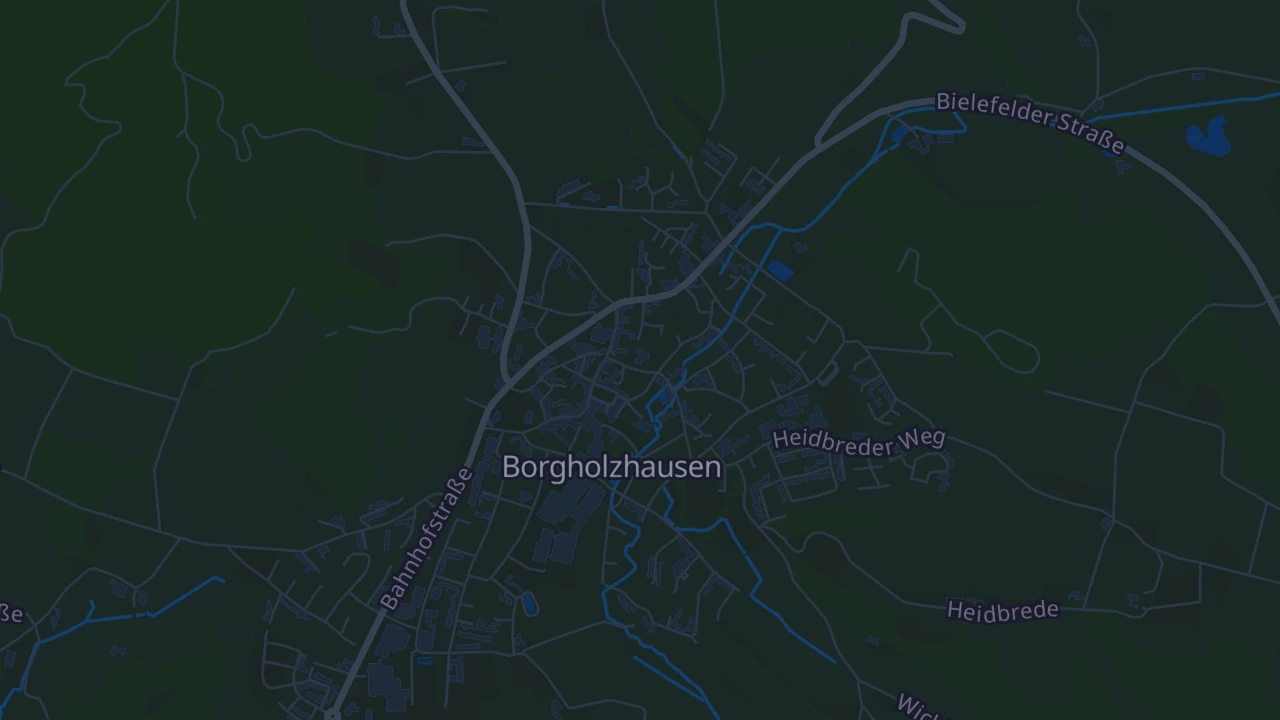 Karte von Borgholzhausen