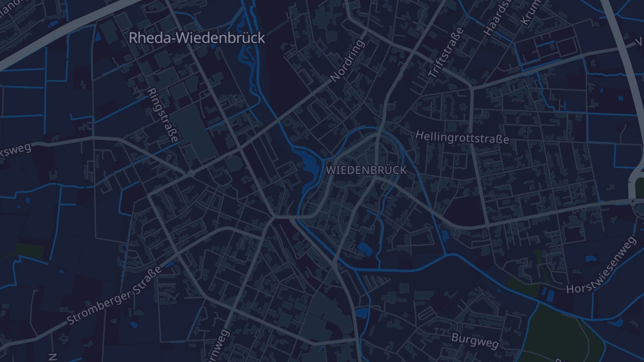 Karte von Rheda-Wiedenbrück