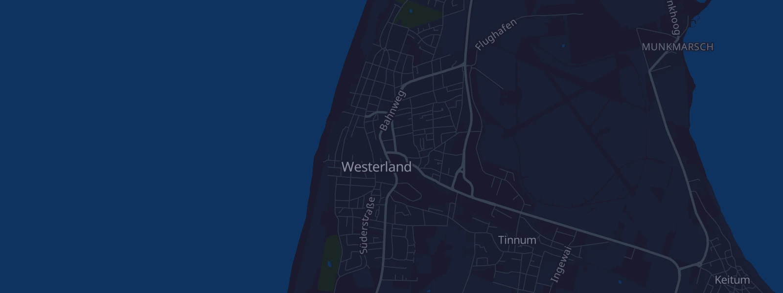 Karte von Sylt/Westerland
