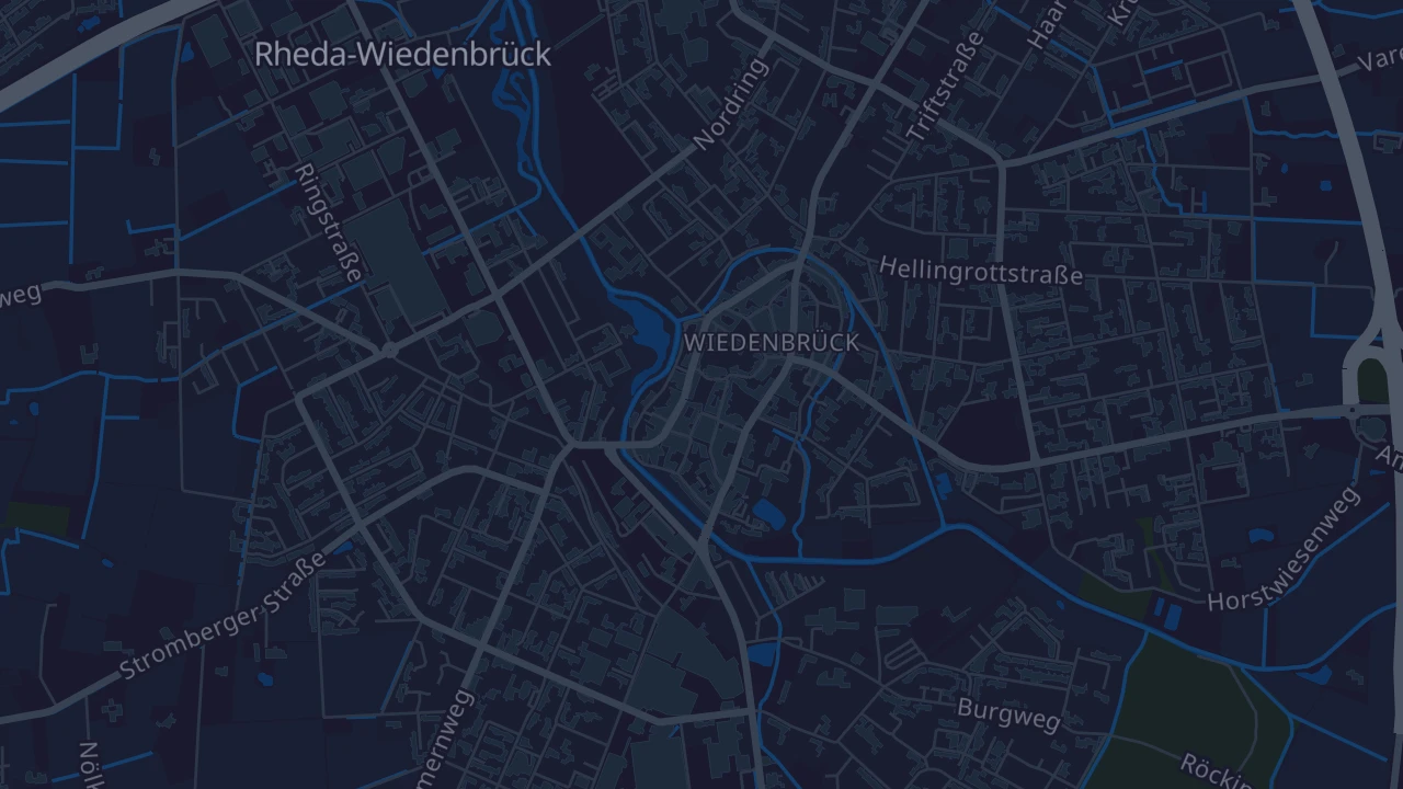 Karte von Rheda-Wiedenbrück