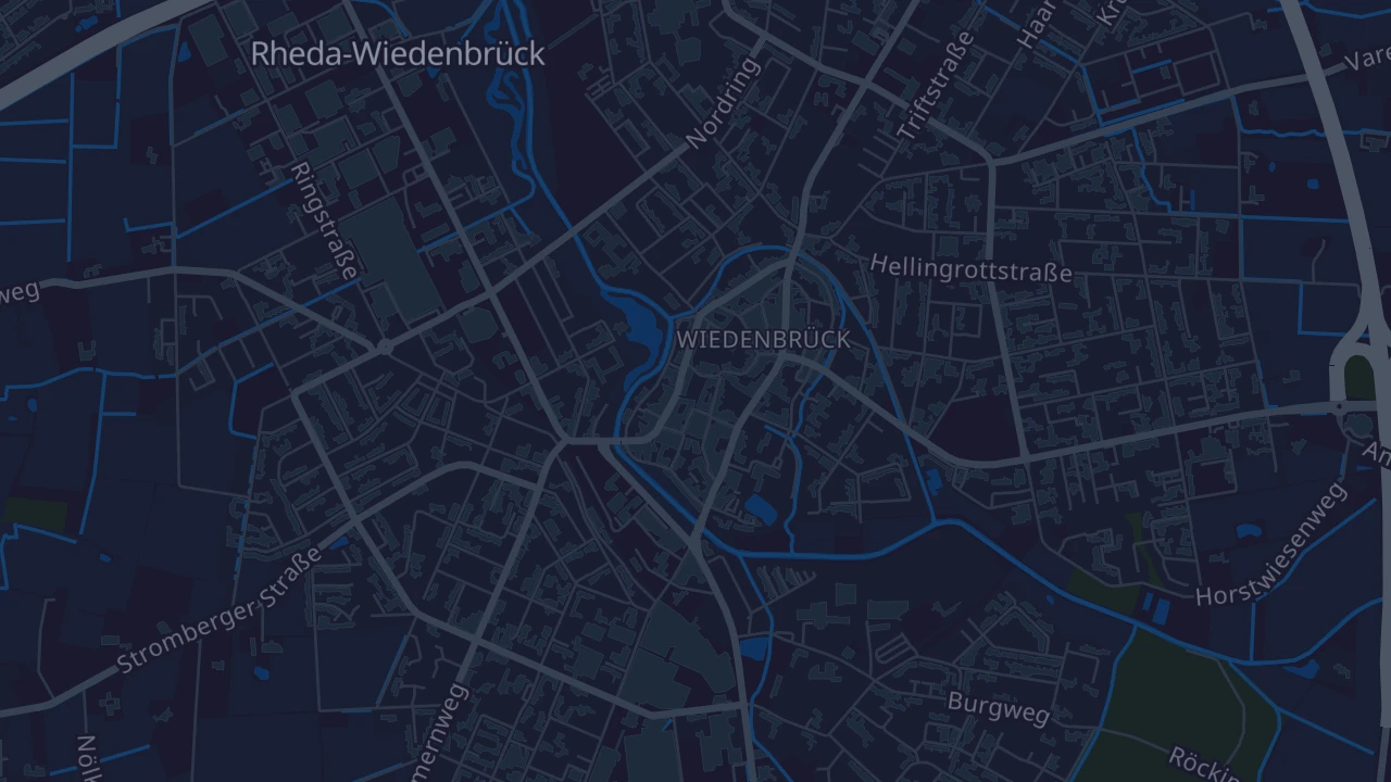 Karte von Rheda-Wiedenbrück