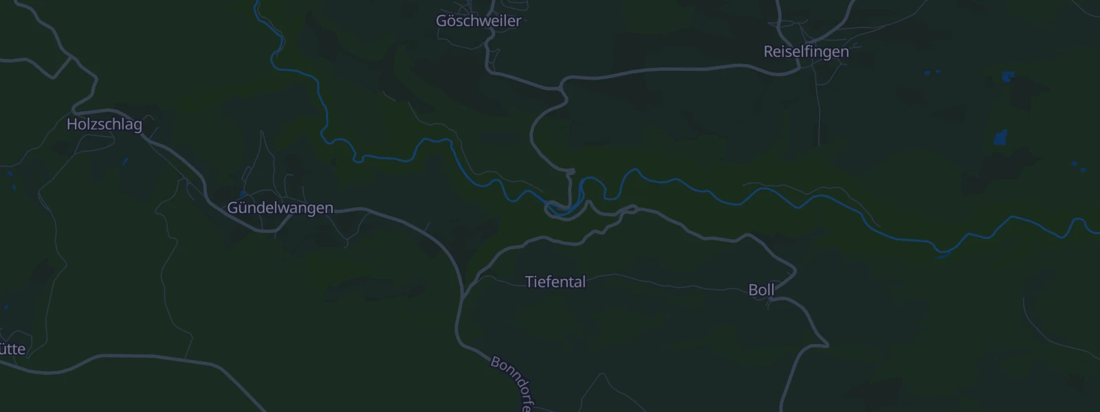 Karte von Löffingen