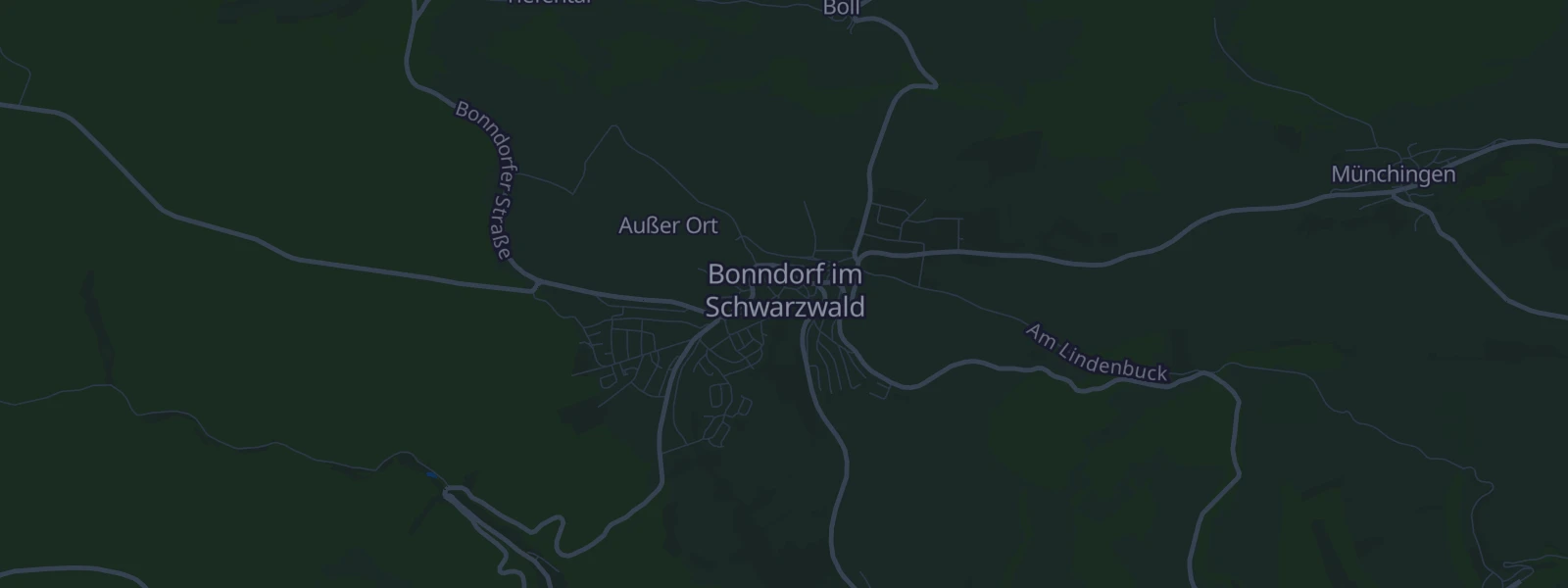Karte von Bonndorf im Schwarzwald