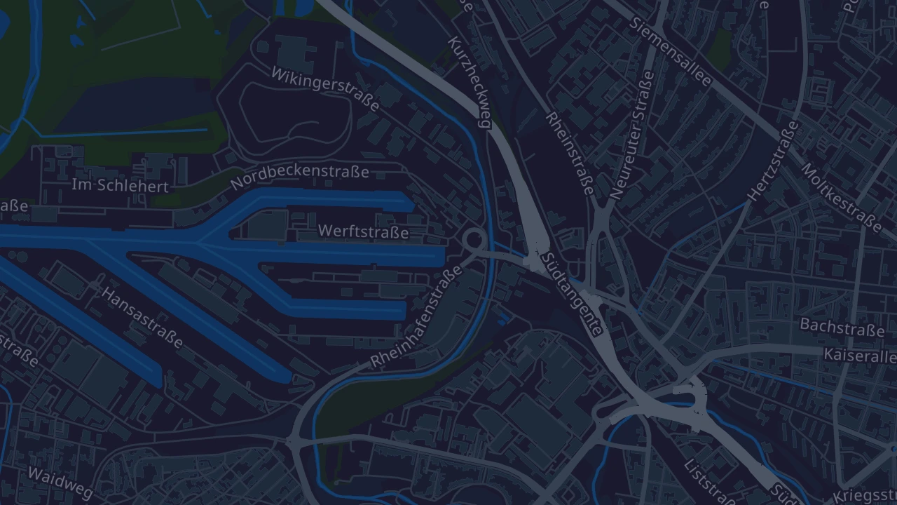 Karte von Karlsruhe